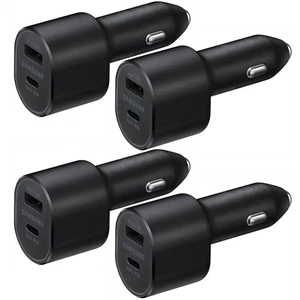 4-Pack OEM Dual USB Fast Car Charger for Samsung Galaxy S9 S10 Plus Note 9 10 20 - Picture 1 of 7