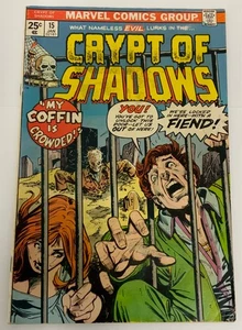 Crypt of Shadows 15 GD/VG Marvel Comics 1975 Horror - Picture 1 of 10