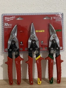 Milwaukee 48-22-4533 3-Piece Aviation Snip Set - Bild 1 von 1
