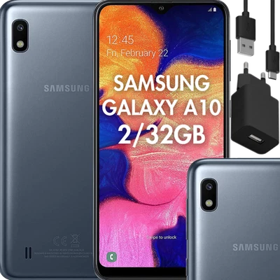 Samsung Galaxy A10 2/32GB LTE A105FN/DS Schwarz | Refurbished Hervorragend - Bild 1 von 4