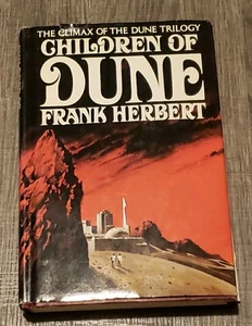 Children Of Dune By Frank Herbert Book Club Edition, BCE HCDJ Gutter H38 - Picture 1 of 17