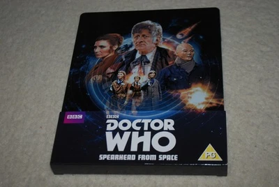 Spearhead from Space - OOP BBC Steelbook Blu - Jon Worzel Gummidge Pertwee - Image 1 of 3