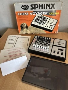 Sphinx Chess Voyager CXG202 Electronic Chess Set Computer Boxed Complete Working - Picture 1 of 7