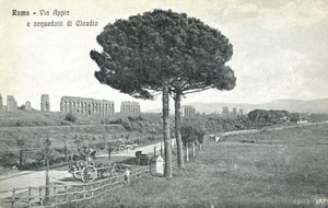 Rome Italy Via Appia e acquedotti di Claudio Aqueducts of Claudius 1912 Postcard - Picture 1 of 2
