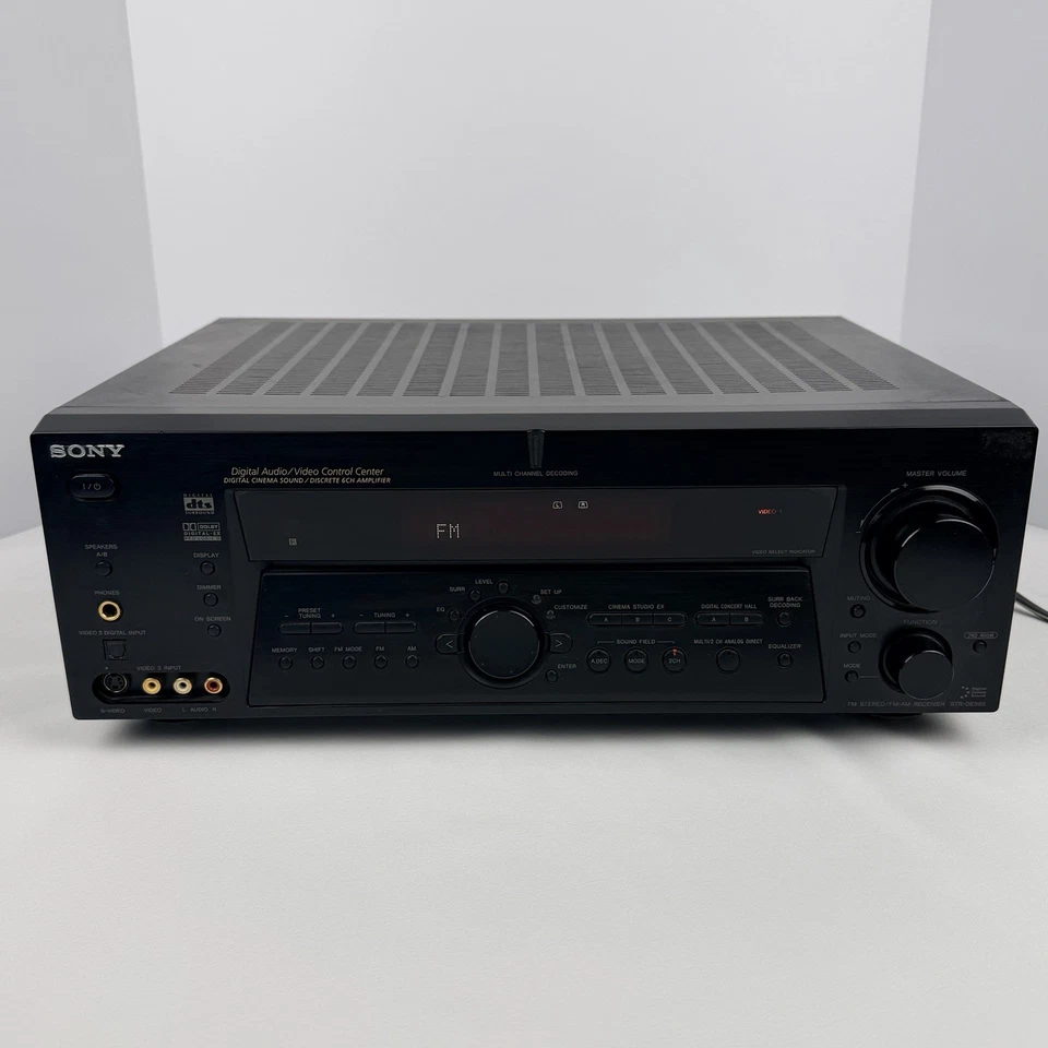 Sony STR-DE985 Digital Audio Video Receiver 7.1 Channel FM AM Works Tested - Image 1 of 4