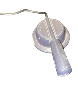 Vintage Plug-In PC Computer Microphone With 3.5mm Jack Gray Plastic Wired Design - Afbeelding 1 van 4