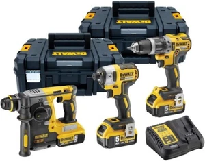 DE WALT DCK368P3T XR Brushless 3 Piece Kit 18V 3 x 18V 5.0Ah Li-ion - Picture 1 of 3