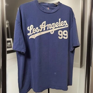 Collectible MLB Los Angeles Men's Crewneck Ramirez #99 Jersey Size 2X Blue - Picture 1 of 6