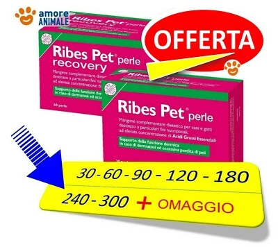 Grosella Animal Recovery 30/60/90/ 120/180/ 240/300 Perlas para Perros Gatos - Imagen 1 de 2