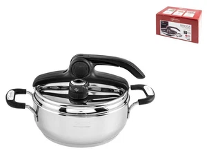 Lagostina Briosa Easyup Stainless Steel Pressure Cooker 3.5 Liters - Picture 1 of 3