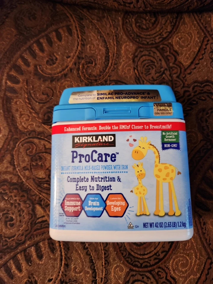 Kirkland Signature ProCare with Dual HMO's Non-GMO Infant Formula 42 oz 2- pack