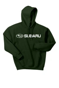 Subaru Logo Green Basic Pullover Forester Impreza WRX STI Hoodie NEW SWEATSHIRT - Picture 1 of 1