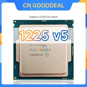 Intel Xeon E3-1225v5 SR2CS SR2LJ 3.3GHz 4C / 4T 8MB 80W LGA1151 CPU Processor - Picture 1 of 1