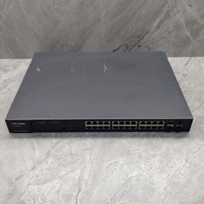 TP-LINK TL-SG2424P 24-Port Gigabit PoE+ Managed Switch with SFP, Layer 2 - Image 1 of 4