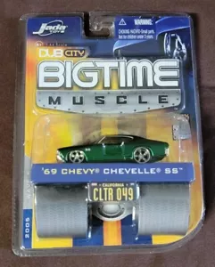 Jada Toys Bigtime Muscle 69 Chevy Chevelle SS 2005 Wave 5 verde 1/64 pressofuso - Foto 1 di 5