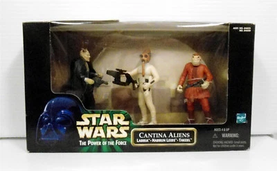 Star Wars Power Of The Force Cantina Aliens Set of 3 MIB Labria Leids Takeel   - Image 1 of 4
