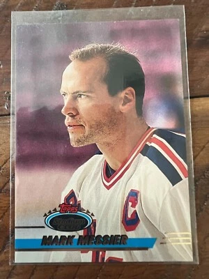 1993-94 Topps Stadium Club - #35 Mark Messier New York Rangers HOF - Image 1 of 2