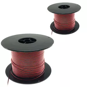 PVC 2-way Light Duty Wire Cable 22 & 26 AWG Flat - UK Seller - Picture 1 of 4