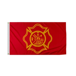 Promo Patriot's Firefighters Flag - 3x5 ft Civilian Service Tribute Flag - Picture 1 of 12