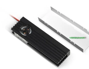 M.2 Heatsink with Active Fan for All Size NVME/NGFF SSD Fast & Free Delivery! - Photo 1/4