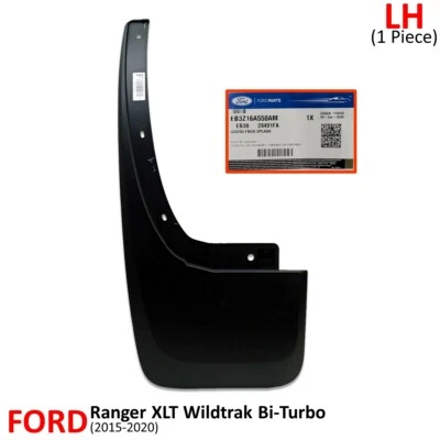 For Ford Ranger XLT Wildtrak 2015 20 Rear Lh Splash Guard Mud Flap Fender - Image 1 of 4
