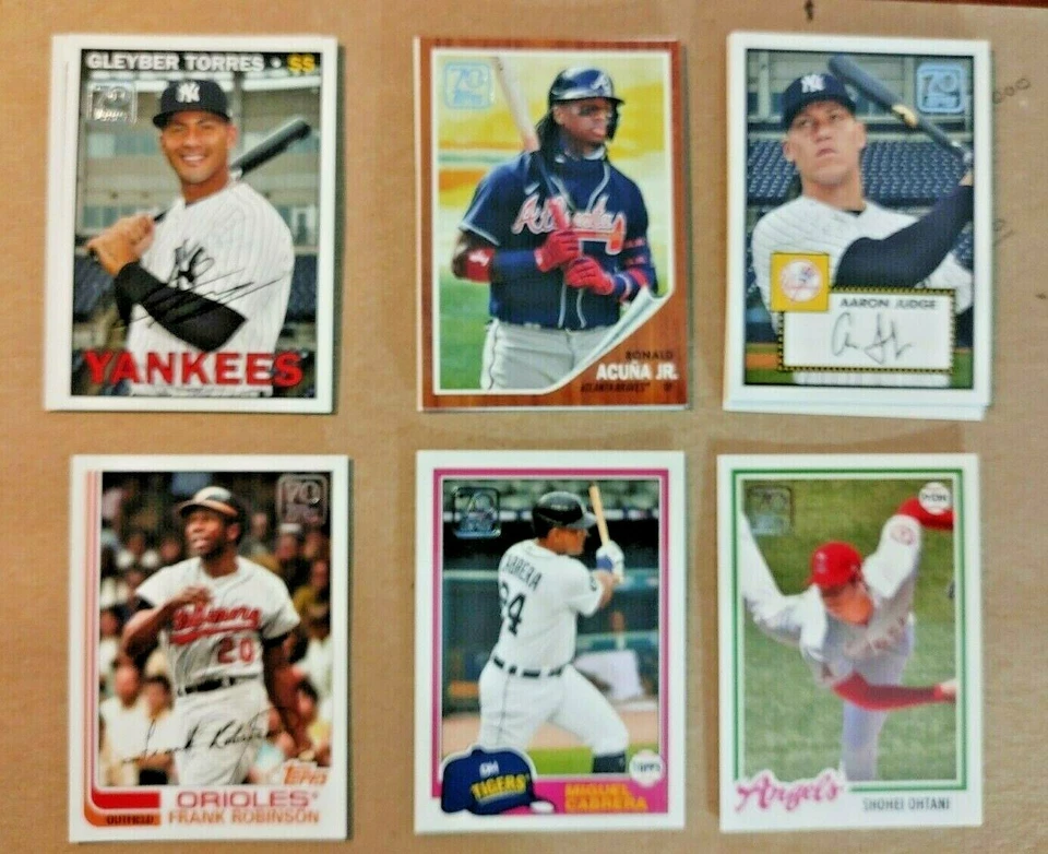 2021 Topps 70 Years of Topps Baseball Pick from drop down - Image 1 of 1
