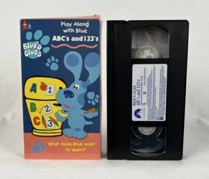 Blues Clues Play Along With ABC's and 123's VHS Video Tape 1999 Nick Jr. Tape - Picture 1 of 6