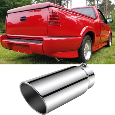 Punta de escape de acero inoxidable de 5" de entrada de 6" de 15" de longitud para Chevrolet S10 Sport Foto 1 de 4
