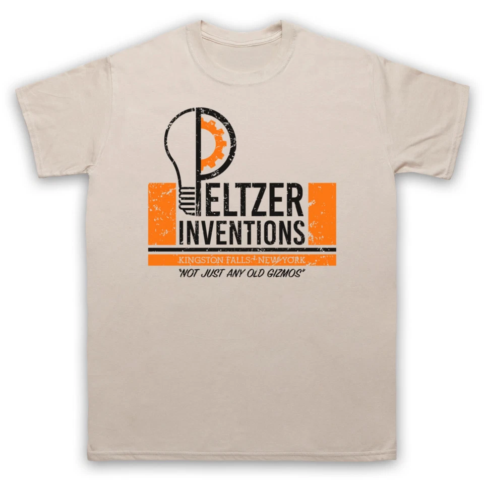 PELTZER INVENTIONS 80'S GIZMOS HORROR COMEDY FILM GREMLIN MENS & WOMENS T-SHIRT - Image 1 of 1