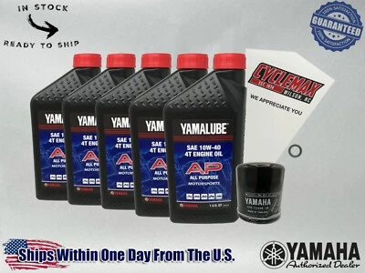 Kit de cambio de aceite Cyclemax Standard Yamalube para Yamaha Road Star XV1600 1999-2003 Foto 1 de 4