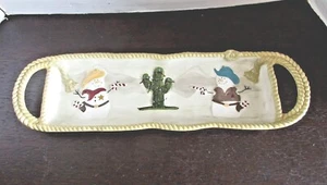 St Nicholas Square Happy Trails Holiday 15" Tray Beautiful  - Picture 1 of 6