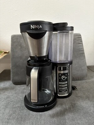 Ninja Coffee Maker Cafetiere Bar Makes 1 3 6 Cup Servings CF080W 69 Clean Tested - Image 1 of 4