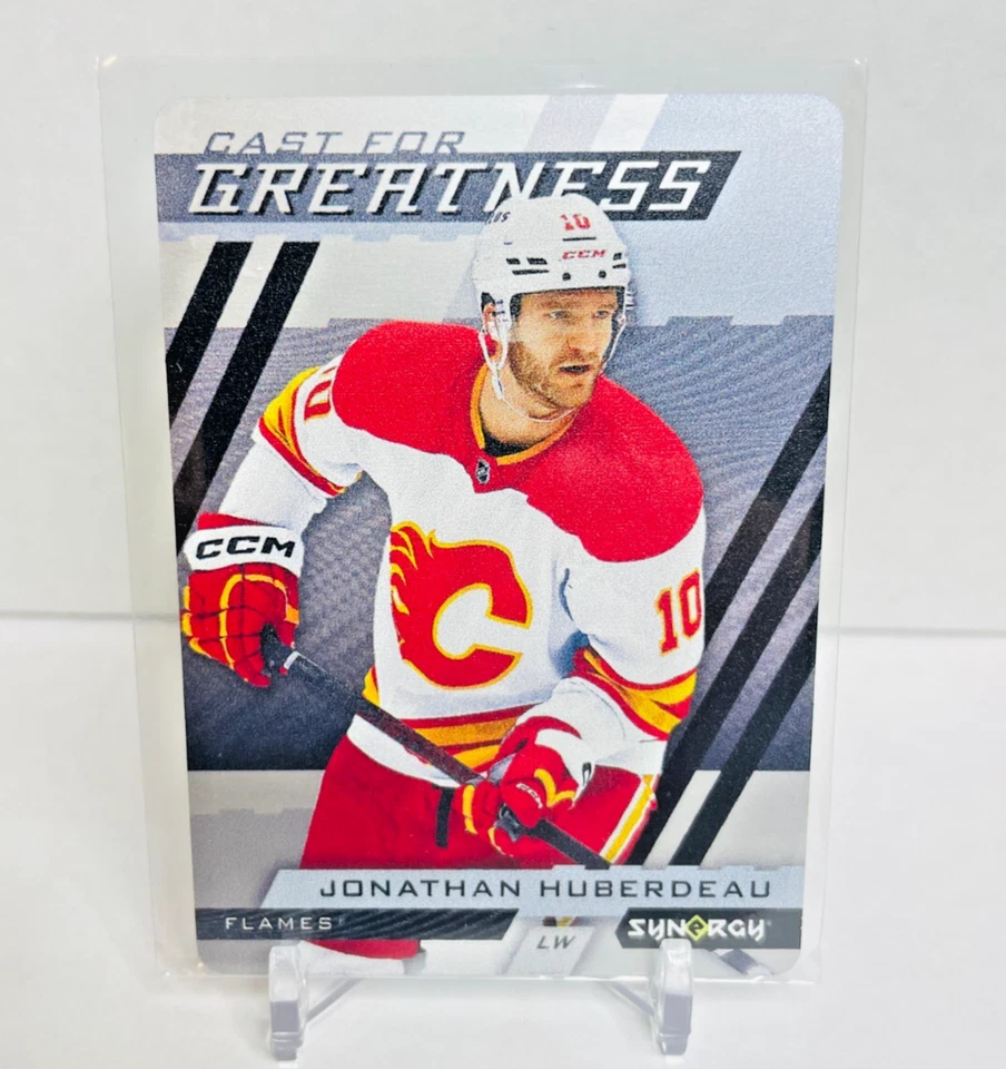 2022-23 UD Synergy Jonathan Huberdeau CAST FOR GREATNESS #CG-11 METAL CARD - Image 1 of 2