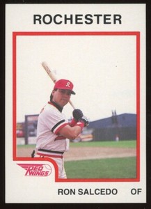 1987 ProCards Rochester Red Wings RON SALCEDO RC ORIOLES ARIZONA STATE UNIV