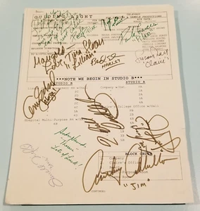 Guiding Light Signed Autographed TV Show Soap Opera Script 4/2000 Rare - Picture 1 of 5
