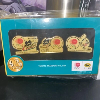 Yamato Transport Nagano Olympic Pin Badge Set Original Limited Item Sports - Image 1 of 4