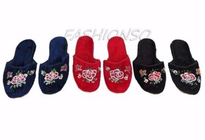 velvet slippers womens