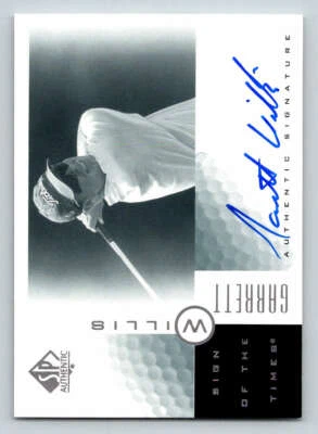 2001 SP Authentic Sign of the Times #GW Garrett Willis (ref 187682) - Image 1 of 2