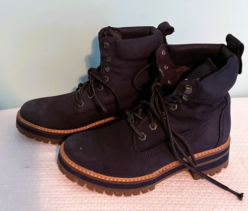 ? Stivali bassi Timberland in pelle scamosciata e pizzo da donna taglia 7 5