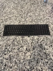 Arteck 2.4G Wireless Keyboard Ultra Slim Full Size Built in Rechargeable Battery - Picture 1 of 5