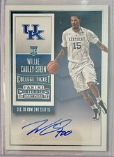 Willie Cauley-Stein 2015 Contenders Draft Playoff Ticket Auto RC Kentucky