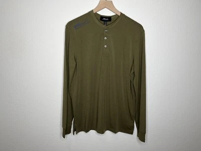 Ralph Lauren RLX Mens Green Moisture Wicking Henley Shirt Size Medium NWT - Image 1 of 4