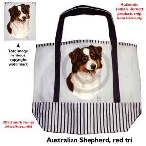 Canvas Tote - Red Tri Australian Shepherd - Picture 1 of 1