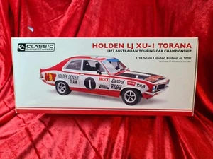 1:18 Holden LJ Torana GTR XU-1 Peter Brock 1973 ATCC Classic Carlectables - Picture 1 of 8