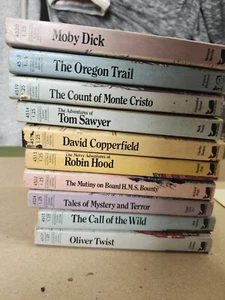 10 Moby Books Illustrated Classics mark twain Charles Dickens VTG pocket size - Bild 1 von 5