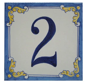 Azulejo personalizado de numero de casa, number house tile personalized - Picture 1 of 1