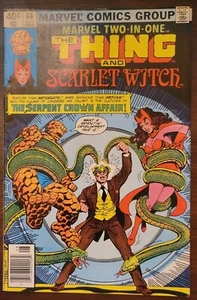 Marvel Comics Group Two-in-One The Thing and Scarlet Witch AUG 1980 #66 VF - Picture 1 of 4