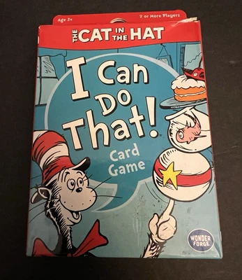 The Cat In The Hat I Can Do That! Card Game Wonder Forge 2010 Complete - Image 1 of 4