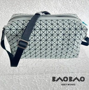 BAO BAO ISSEY MIYAKE Light Blue Shoulder Bag Crossbody  Outlet Products NWT - Picture 1 of 6