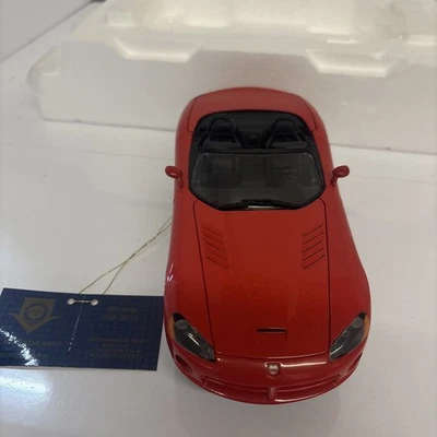 Dodge Viper SRT-10 2003 Franklin Mint edición limitada escala 1:24 B11A751, caja, papeles Foto 1 de 4